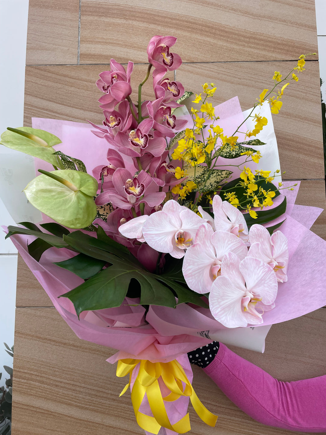 Luxe Winter Orchid Bouquet