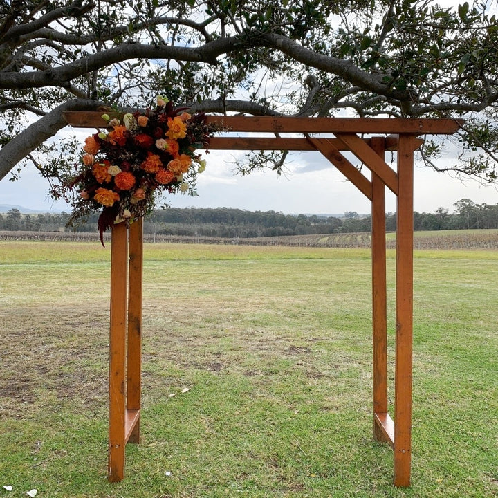 Autumn Tones & Natives Wedding Flowers