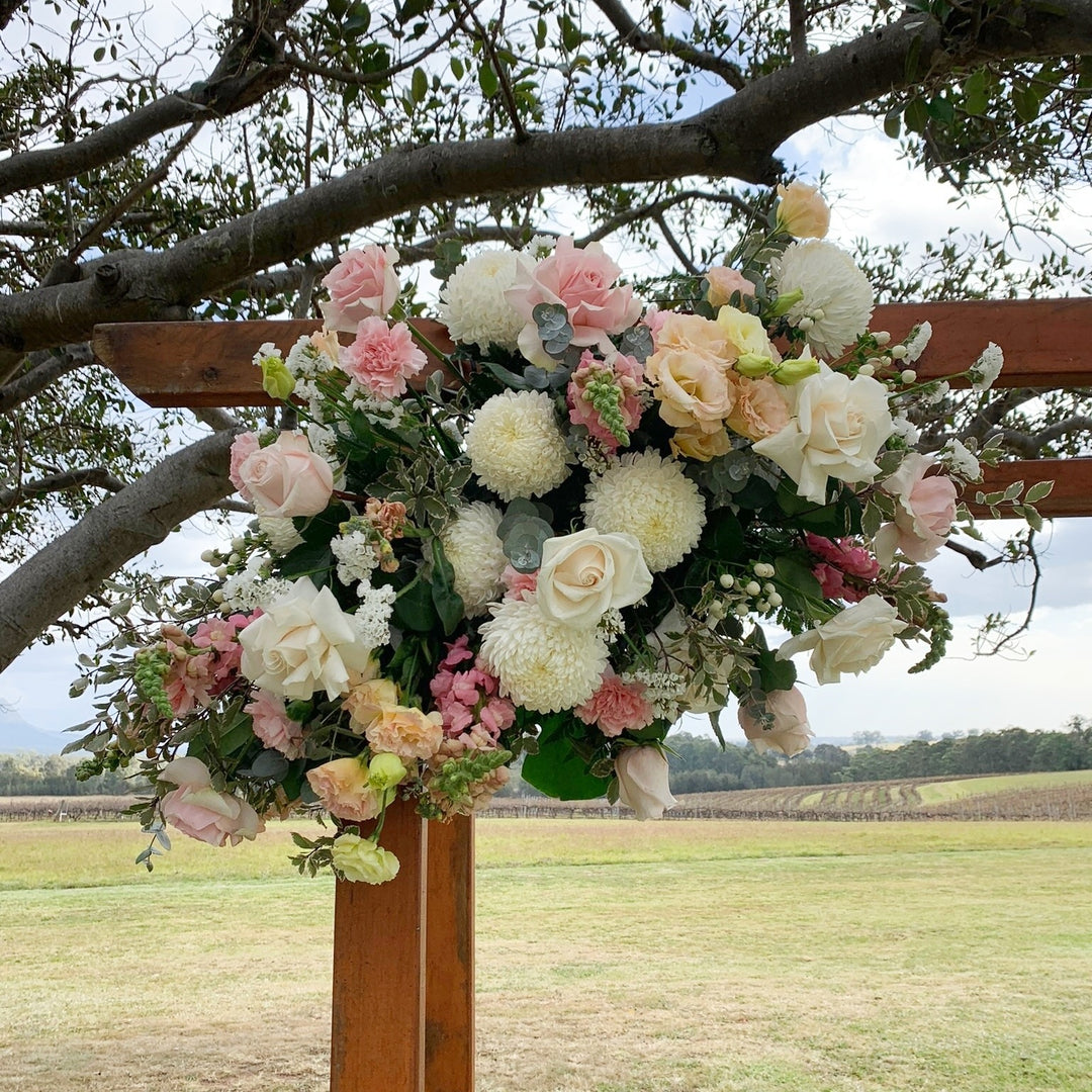 Pastel Pink Wedding Flowers